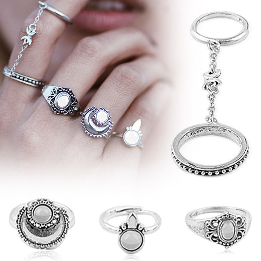3 for $10 Midi knuckle ring set